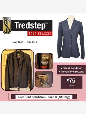 Tredstep Solo Classic show coat Size 0